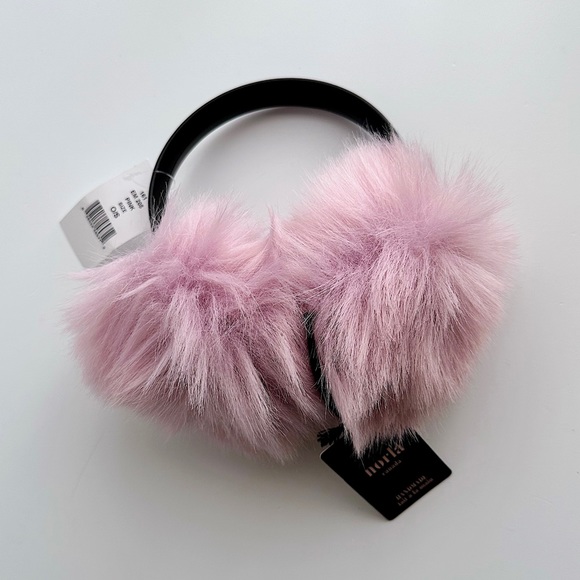 ✨New NORLA Canada Faux Fur Plush Handmade Earmuffs - Picture 3 of 9